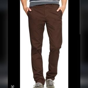 🎉2 for $15🎉 Gap Burgundy Lived-in Slim Khaki